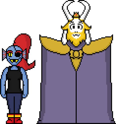 Undyne And Asgore By Flambeworm370 On Deviantart