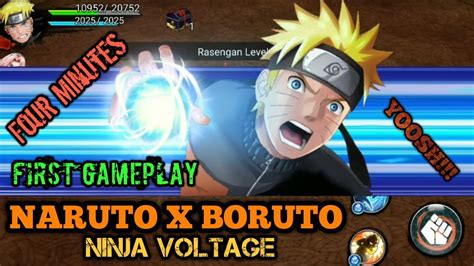 Naruto X Boruto Ninja Voltage 4 Minutes First Gameplay Youtube