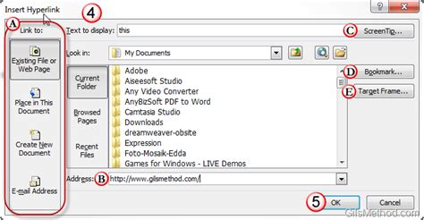 How To Add And Edit Hyperlinks In Word 2010