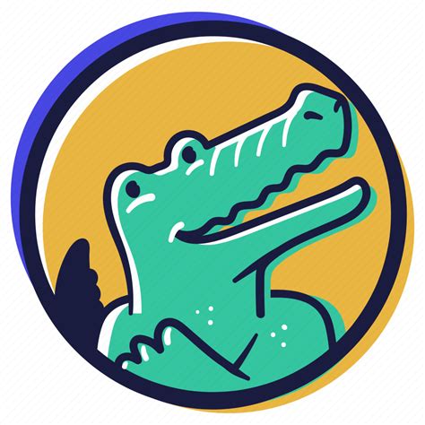 Animals Accounts Avatars User Account Avatar Crocodile