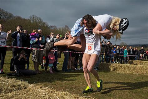 Wife Carrying Championships In Dorking Telegraph