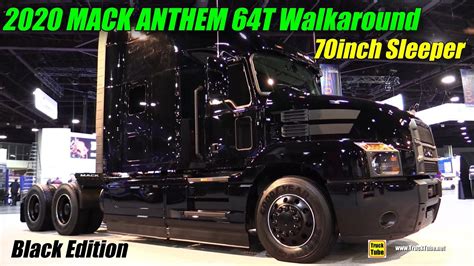 2020 Mack Anthem 64t 70inch Sleeper Black Limited Edition Exterior