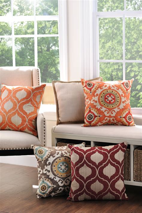 Create A Spring Oasis In Your Living Room By Adding Accent Pillows Full
