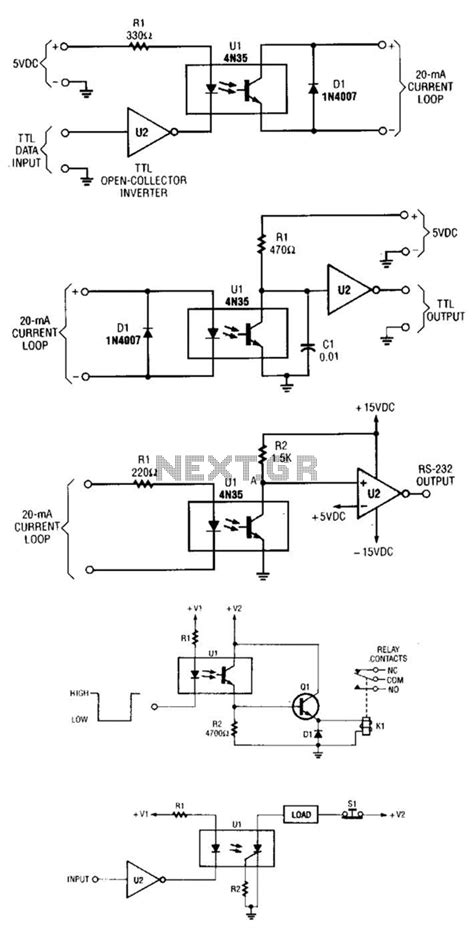 Optocoupler Circuit Diagram Wiring View And Schematics Diagram