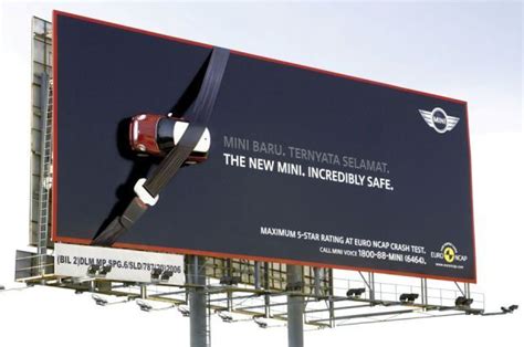 Advertisement With A Message From Mini Drive Safe ‪ ‎outdoor‬ ‪ ‎ads‬ ‪ ‎billboards