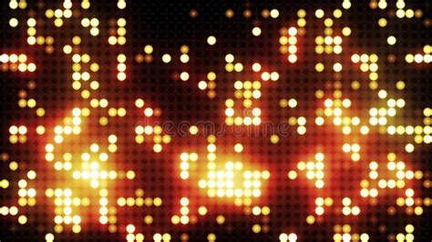 Gold Led Animated Vj Background Stock Video Video Of Floodlight