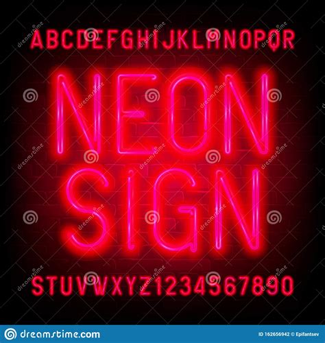 Maybe you would like to learn more about one of these? Neon Sign Alphabet Font. Red Neon Light Condensed Letters ...