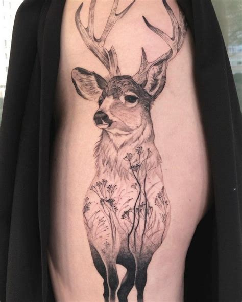 20 Best Inspiring Deer Tattoo Designs Images Deer Tattoo Designs Deer Tattoo Tattoo Designs