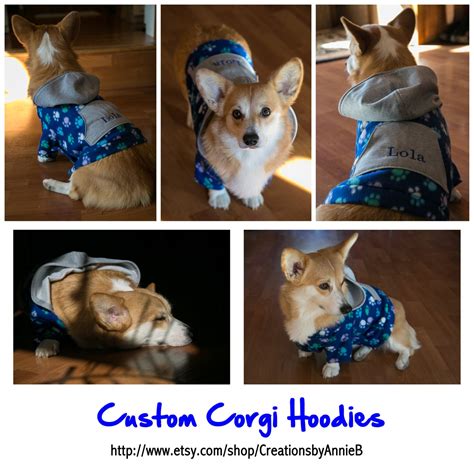 Custom Corgi Hoodies By Creationsbyannieb On Etsy