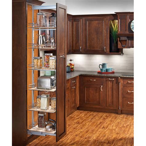 2 doors 24 & 30 wide: Rev-A-Shelf Pull-Out Pantry with Maple Shelves for Tall ...