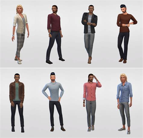 Netz à Porter Outfits Ready To Wear For Your Sims No Cc Required