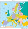 europe map hd with countries