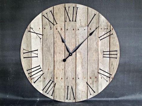 30 Rustic Pallet Wood Wall Clock Wood Pallets Wood Pallet Wall Clock