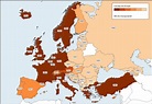 Mapa para imprimir de Europa Mapa de Europa: Miembros del Consejo de ...