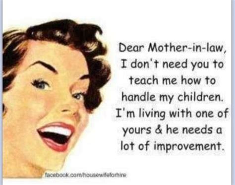 Dear Mother In Law Funny Quotes Words Quotes