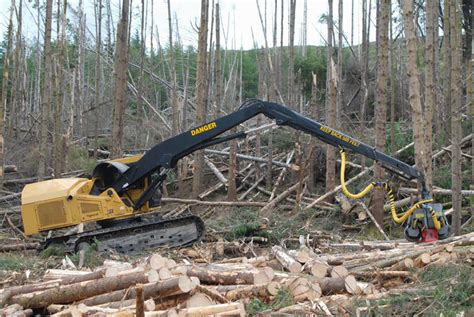 Cosechadora Forestal Con Orugas H855C Tigercat