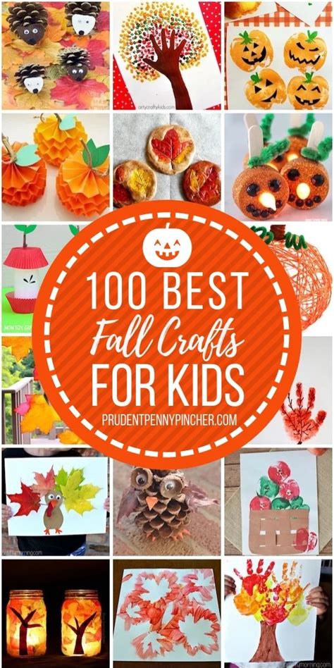 100 Best Fall Crafts For Kids Prudent Penny Pincher