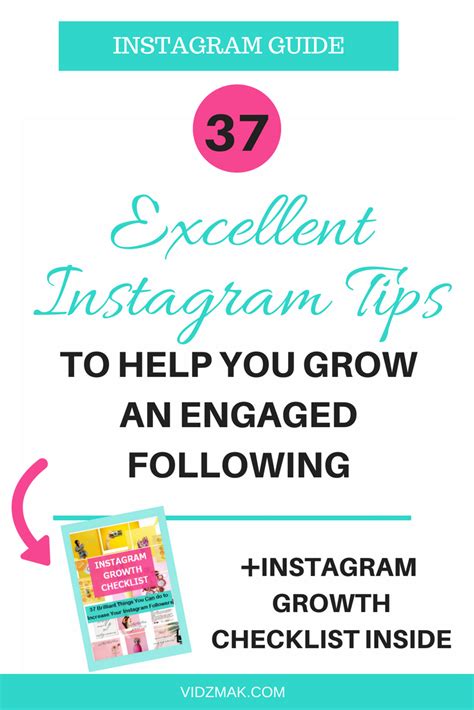 37 Brilliant Instagram Growth Tips 2019 Vidzmak