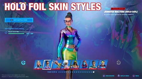 How To Unlock All Max Holo Foil Skin Styles In Fortnite Youtube