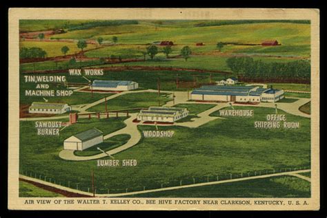 After the previous maintainer retired, clarkson wanted to take matters into his own hands. Air View of Walter T. Kelley Company, 1954 - Clarkson, Ken ...