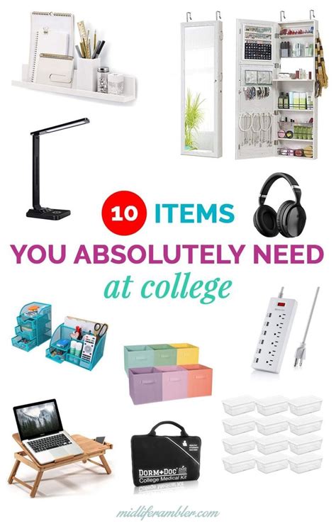 10 College Dorm Essentials You Need That Even A Total Minimalist Will Use College Dorm Room