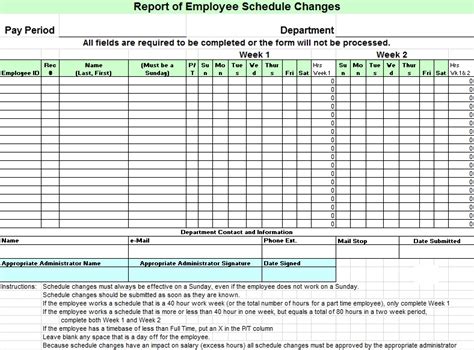 Editable Work Schedule Maker Template 100 Free Excel Templates