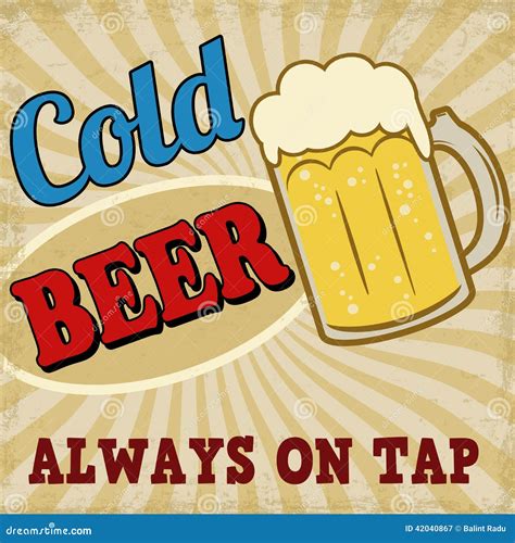 Cold Beer Cartoon Vector 21645125