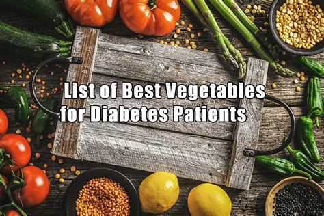 List Of Best Vegetables For Diabetes Patients With Low Glycemic Index