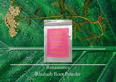 Natural Golden Highlights Rhubarb Root Powder