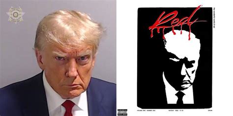 people are editing donald trump s mugshot onto famous album covers yahoo sports