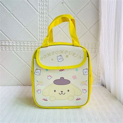 Sanrio Kawaii Lunch Bag Women Anime My Melody Hello Kitty Travel Thermal Breakfast Box School