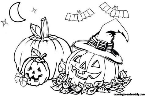 Jack O Lantern Coloring Pages - Drawing Board Weekly