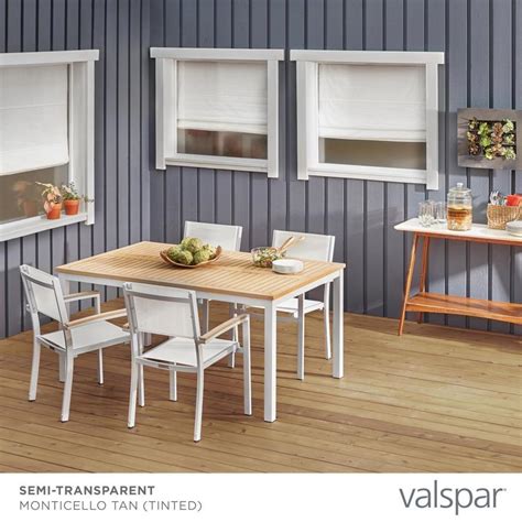 I bought two 5 gallons and then 1 more gallon, of your semi transparent cedar neutral stain. Valspar Semi Transparent Concrete Stain Reviews / Valspar ...