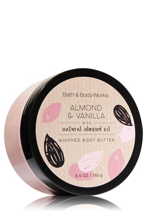 Almond And Vanilla Whipped Body Butter Signature Collection Bath