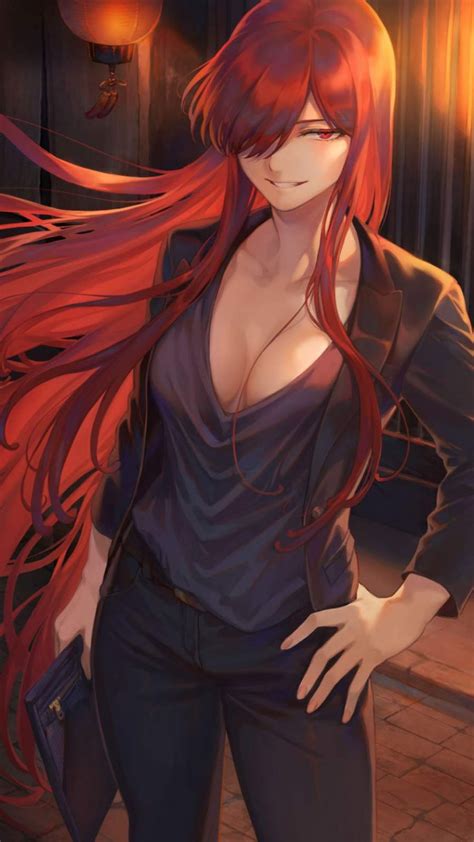 Redhead Anime Iphone Wallpaper Iphone Wallpapers