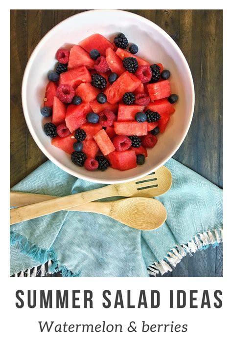 This Watermelon Berry Salad Is The Perfect Poolside Snack Everyone