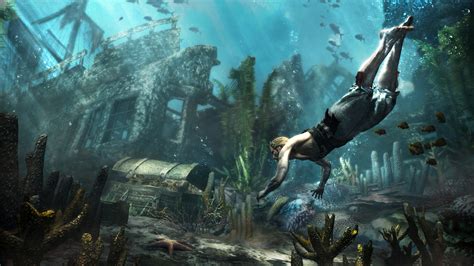Assassin S Creed Black Flag Underwater Gameplay Unveiled