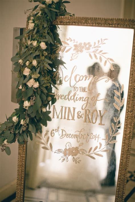 Enregistrez et partagez directement des messages vidéo depuis votre navigateur. 43 Creative Mirror Wedding Décor Ideas - Weddingomania