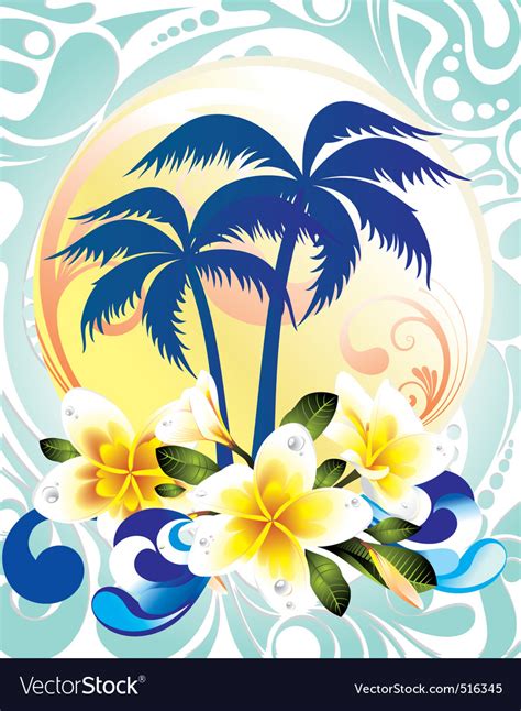 summer tropical royalty free vector image vectorstock