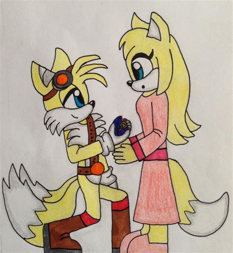 Tails X Zooey Proposal By Dragonpriness On Deviantart Sonic Boom