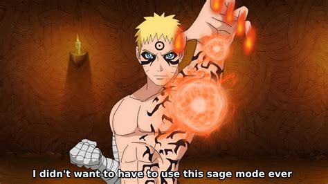 Naruto Reveals His Forbidden Sage Mode The Most Powerful Sage Mode