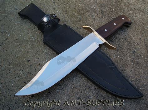 Classic Bowie Knife Uk Best Large Blade Wooden Handle Bowie