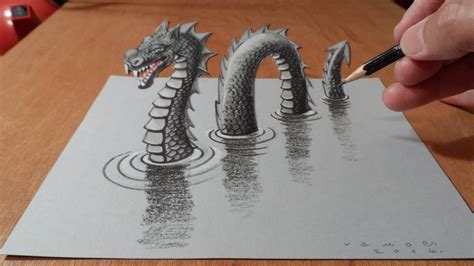 Https://tommynaija.com/draw/how To Draw A 3d Loch Ness Monster