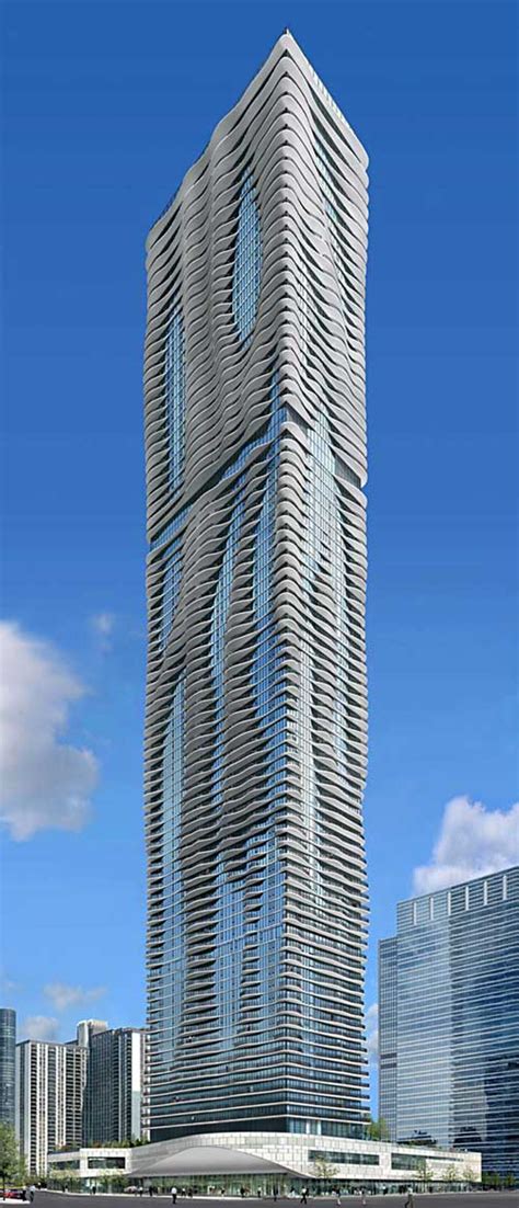 Aqua Tower Chicago Skyscraper E Architect