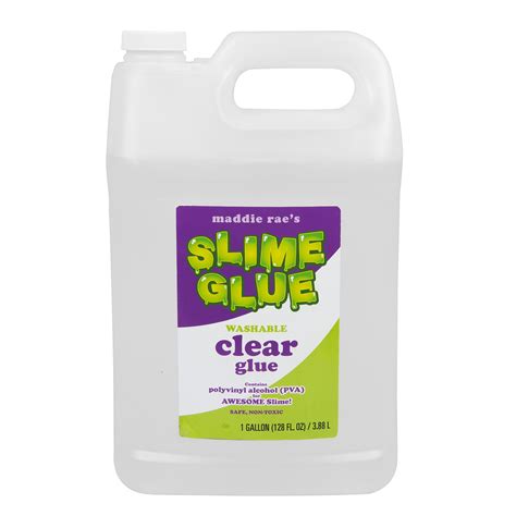 Galleon Maddie Raes Clear Slime Glue 1 Gallon Non Toxic The