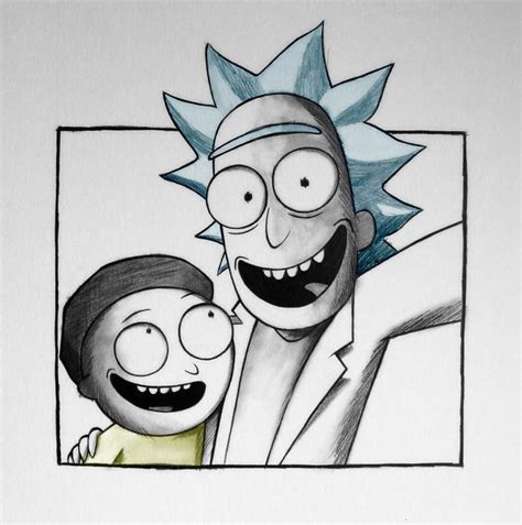 Speed Draw Rick And Morty By TricepTerry Rick And Morty Drawing Rick And Morty Stickers