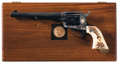 Cased Colt Nra Centennial Single Action Army Revolver Rock Island Auction
