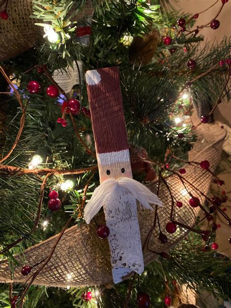 tobacco stick santa claus christmas tree ornaments fast  etsy