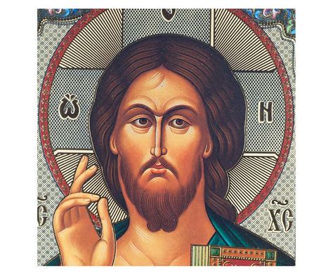 Russian Icon Pantocrator Jesus Christ Icon Orthodox Icon Etsy