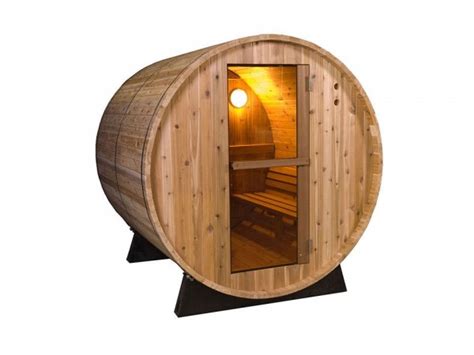 Pool Spas Barrel Sauna Rustic 4ft